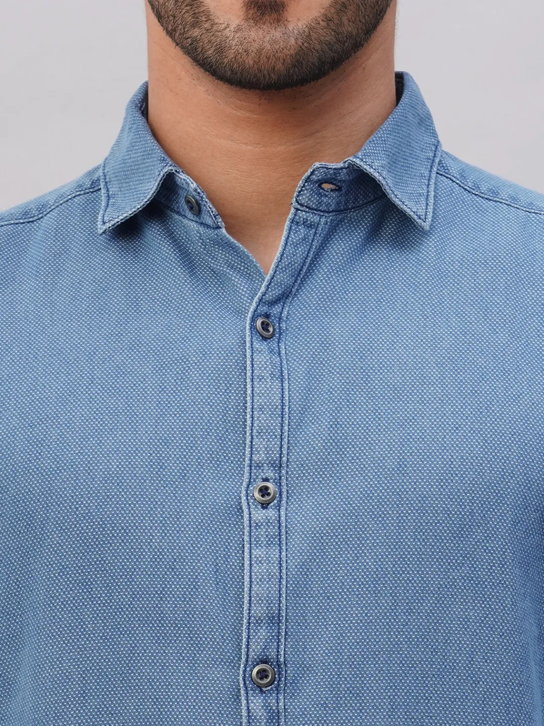 Women Cottonworld Solid | Solid^Men's Cotton Slim Fit Shirt