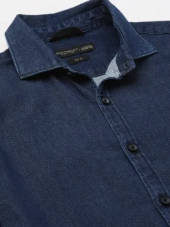 Women Cottonworld Solid | Solid^Men's Cotton Slim Fit Shirt