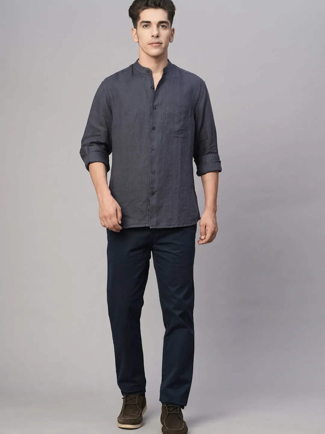 Women Cottonworld Shirts | Shirts^Men's Linen Regular Fit Shirt