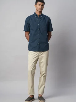 Women Cottonworld Solid | Solid^Men's Oxford 100% Cotton Regular Fit Shirt