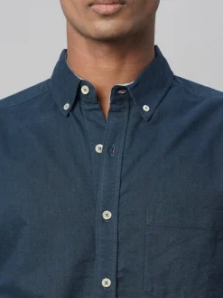 Women Cottonworld Solid | Solid^Men's Oxford 100% Cotton Regular Fit Shirt