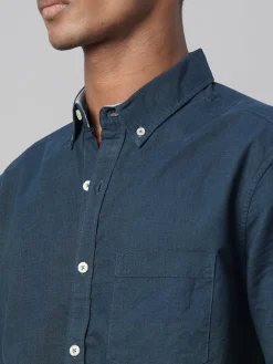 Women Cottonworld Solid | Solid^Men's Oxford 100% Cotton Regular Fit Shirt