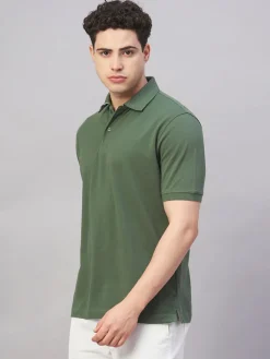 Cottonworld Regular Fit | Polo^Men's 100% Cotton Regular Fit Tshirt