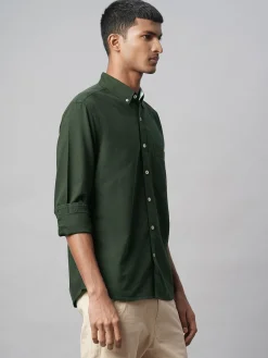 Women Cottonworld Solid | Solid^Men's 100% Cotton Regular Fit Shirt