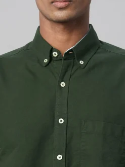 Women Cottonworld Solid | Solid^Men's 100% Cotton Regular Fit Shirt