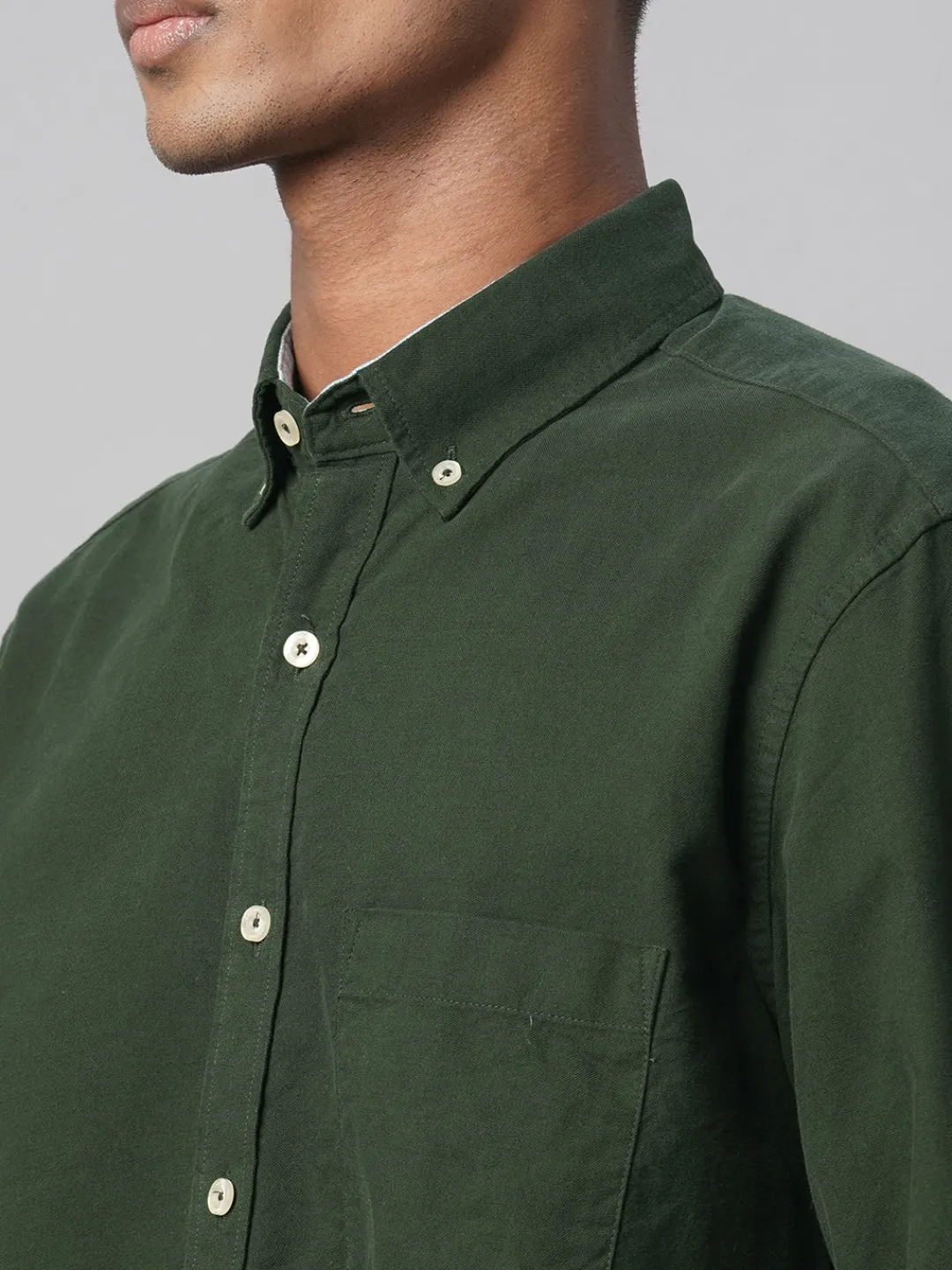 Women Cottonworld Solid | Solid^Men's 100% Cotton Regular Fit Shirt