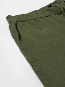 Cottonworld Pants | Pants^Men's Viscose Linen Regular Fit Pant
