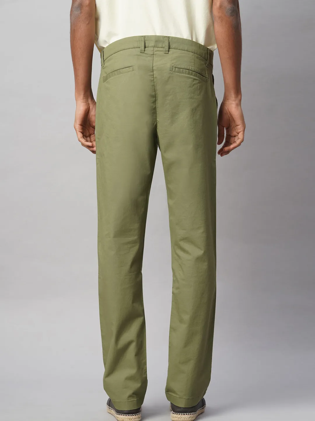 Cottonworld Regular Fit^Men's Cotton Lycra Regular Fit Pant