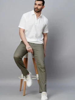 Cottonworld Slim Fit | Casual^Men's Cotton Lycra Slim Fit Pant