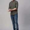 Women Cottonworld Solid | Solid^Men's Cotton Modal Regular Fit Shirt