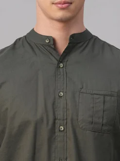 Women Cottonworld Solid | Solid^Men's Cotton Modal Regular Fit Shirt