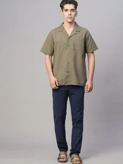 Women Cottonworld Solid | Solid^Men's Cotton Regular Fit Shirt