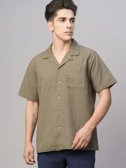 Women Cottonworld Solid | Solid^Men's Cotton Regular Fit Shirt