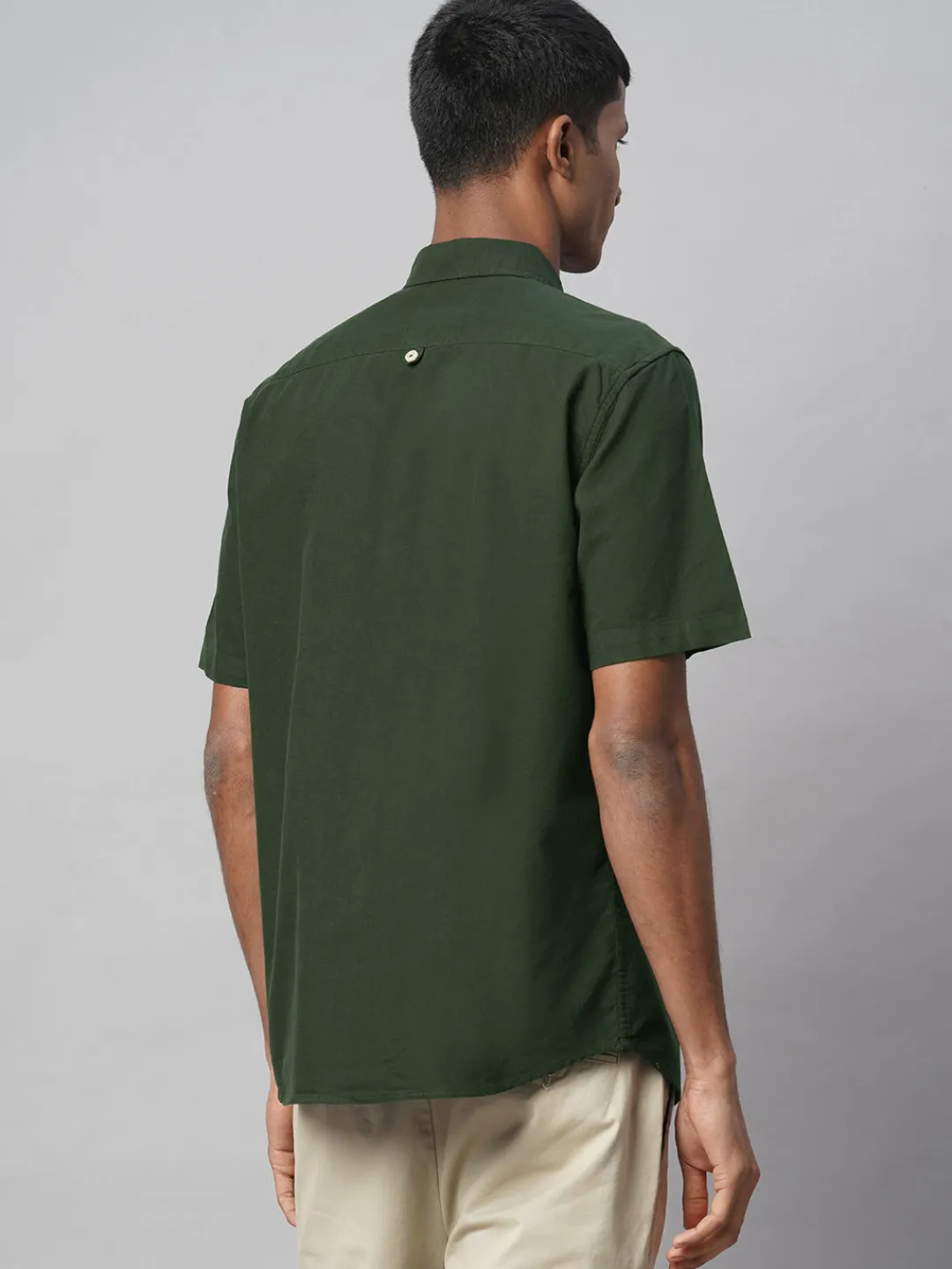 Women Cottonworld Solid | Solid^Men's Oxford 100% Cotton Regular Fit Shirt