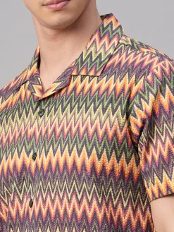 Women Cottonworld Print | Print^Men's 100% Cotton Regular Fit Shirt