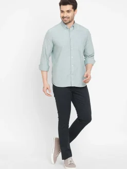 Women Cottonworld Solid | Solid^Men's Oxford Cotton Regular Fit Shirt