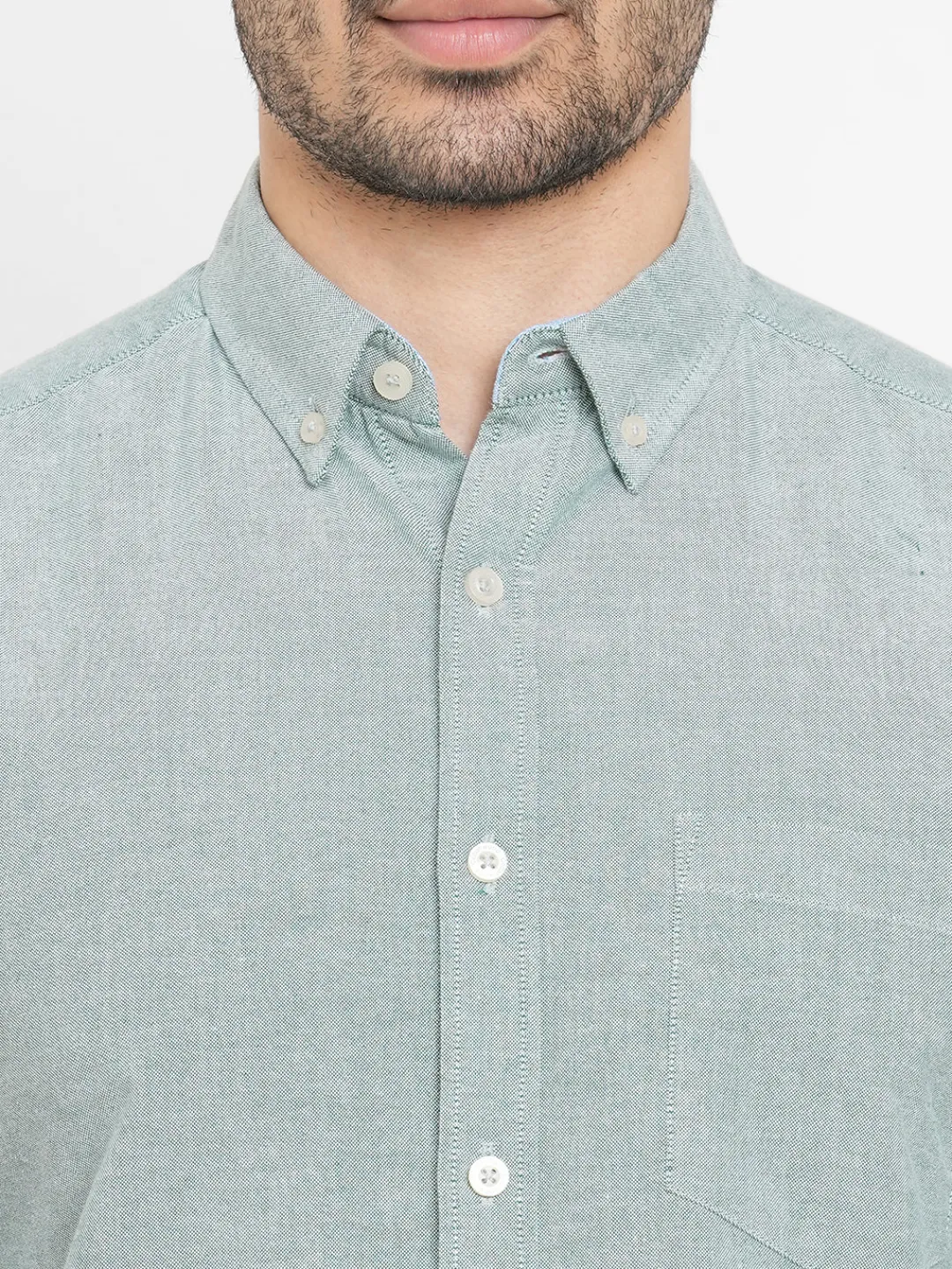 Women Cottonworld Solid | Solid^Men's Oxford Cotton Regular Fit Shirt