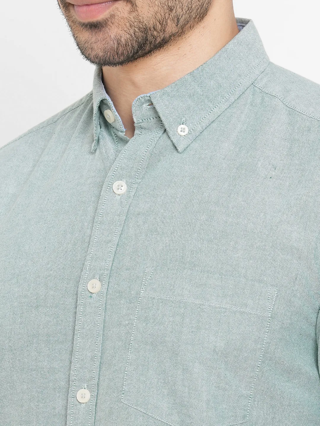 Women Cottonworld Solid | Solid^Men's Oxford Cotton Regular Fit Shirt