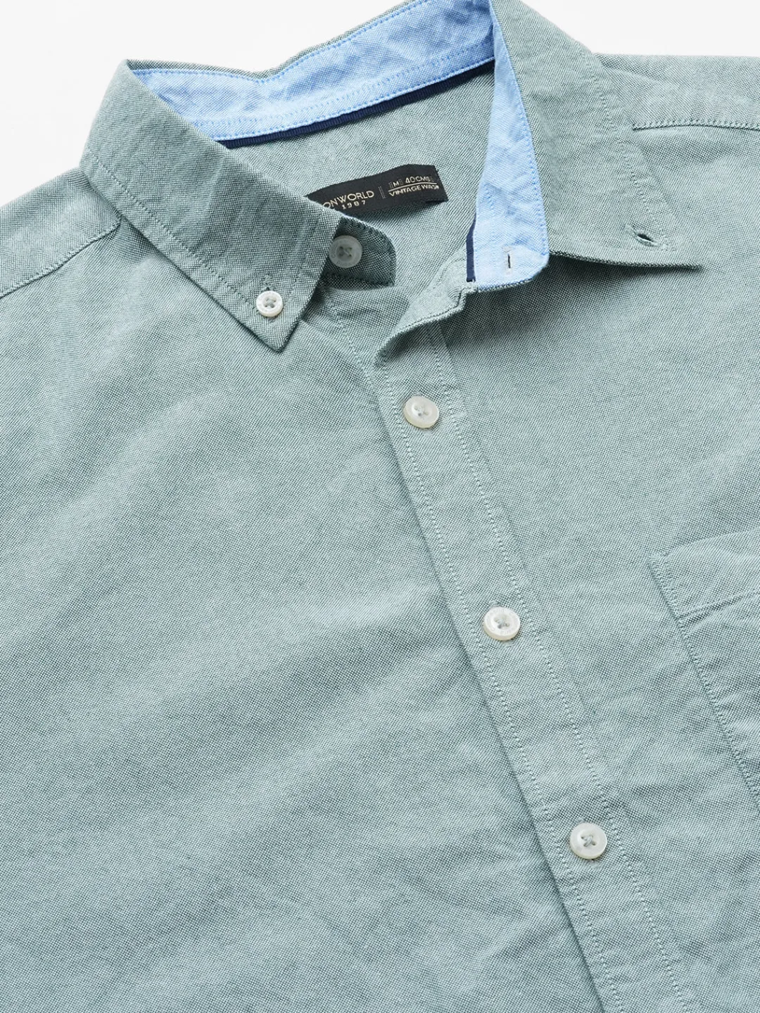 Women Cottonworld Solid | Solid^Men's Oxford Cotton Regular Fit Shirt