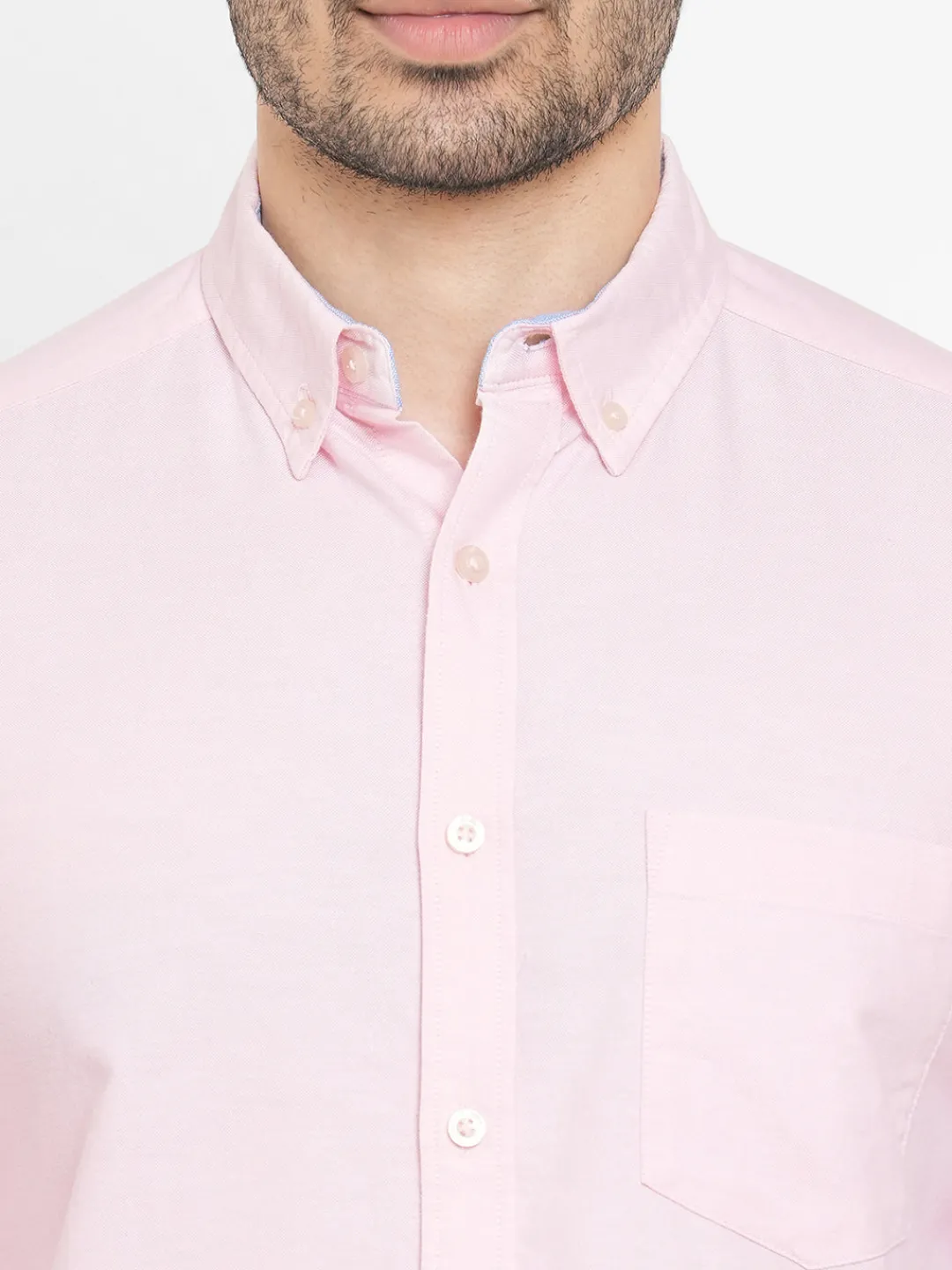 Women Cottonworld Solid | Solid^Men's Oxford Cotton Regular Fit Shirt