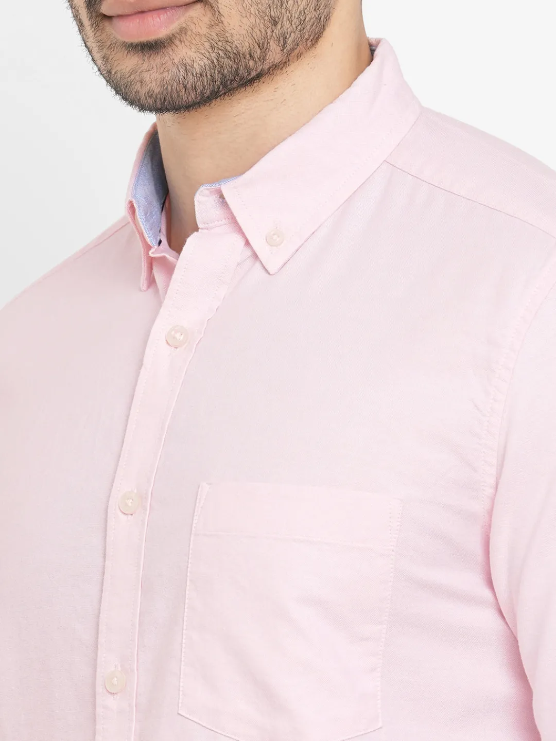 Women Cottonworld Solid | Solid^Men's Oxford Cotton Regular Fit Shirt