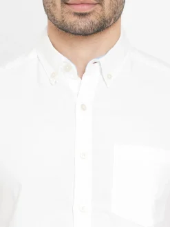 Women Cottonworld Solid | Solid^Men's Oxford Cotton Regular Fit Shirt