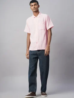 Women Cottonworld Solid | Solid^Men's 100% Cotton Regular Fit Shirt