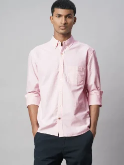 Women Cottonworld Solid | Solid^Men's 100% Cotton Regular Fit Shirt