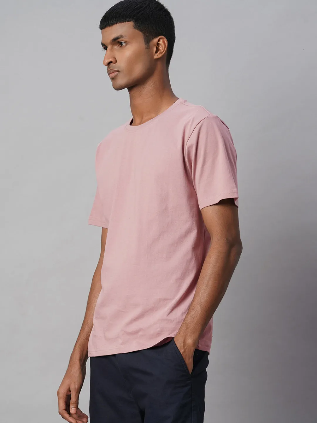 Cottonworld Regular Fit | Round Neck^Men's 100% Cotton Regular Fit Tshirt