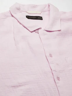 Women Cottonworld Solid | Solid^Men's 100% Cotton Regular Fit Shirt
