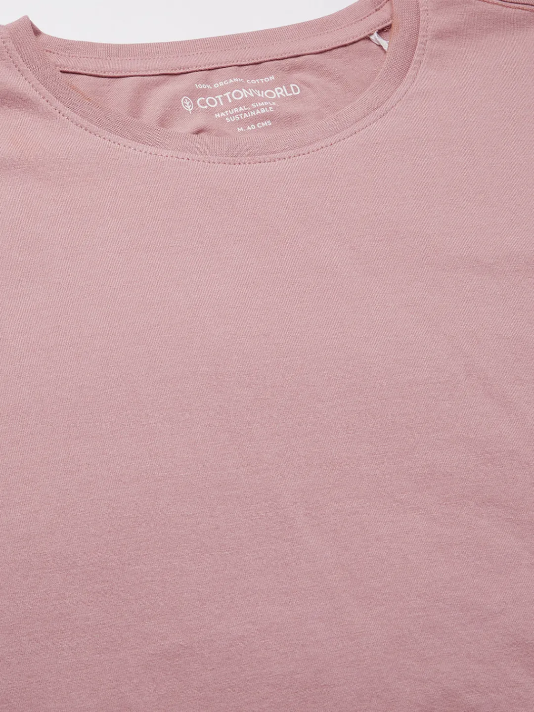 Cottonworld Regular Fit | Round Neck^Men's 100% Cotton Regular Fit Tshirt