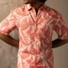 Women Cottonworld Shirts | Shirts^Men's Lyocell Linen Regular Fit Printed Shirt