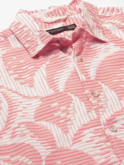 Women Cottonworld Shirts | Shirts^Men's Lyocell Linen Regular Fit Printed Shirt