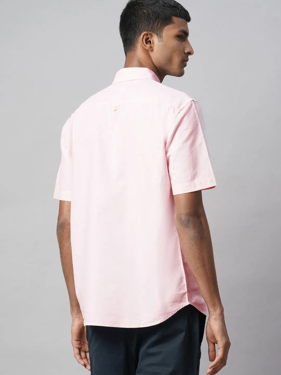 Women Cottonworld Solid | Solid^Men's Oxford 100% Cotton Regular Fit Shirt