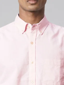 Women Cottonworld Solid | Solid^Men's Oxford 100% Cotton Regular Fit Shirt