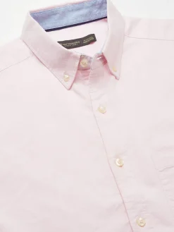 Women Cottonworld Solid | Solid^Men's Oxford 100% Cotton Regular Fit Shirt