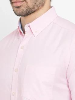 Women Cottonworld Solid | Solid^Men's Oxford Cotton Regular Fit Shirt