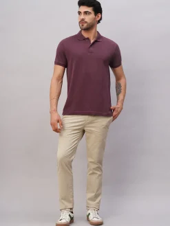 Cottonworld Regular Fit | Polo^Men's Cotton Regular Fit Tshirt