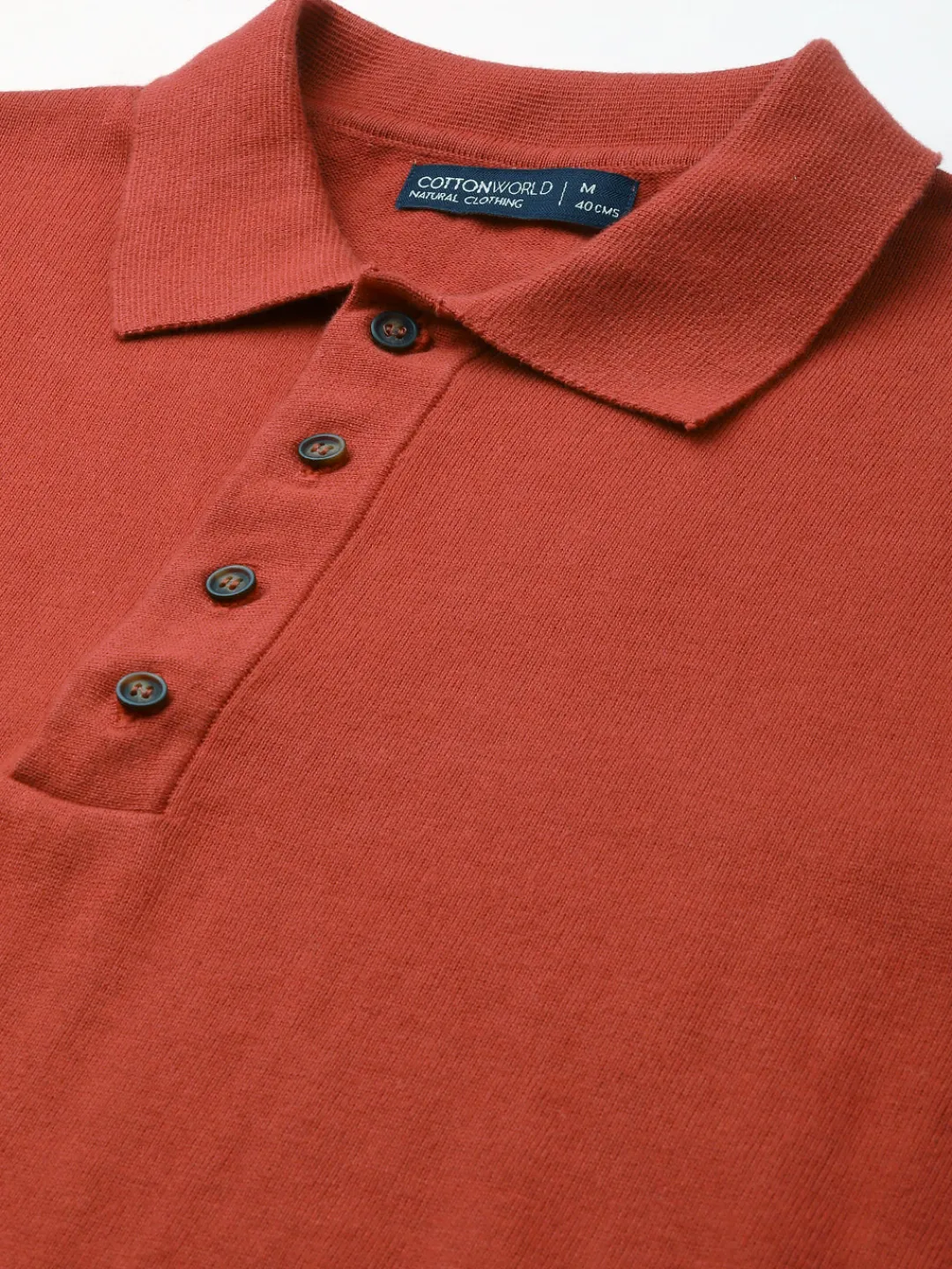 Cottonworld Regular Fit | Polo^Men's 100% Cotton Regular Fit Tshirt