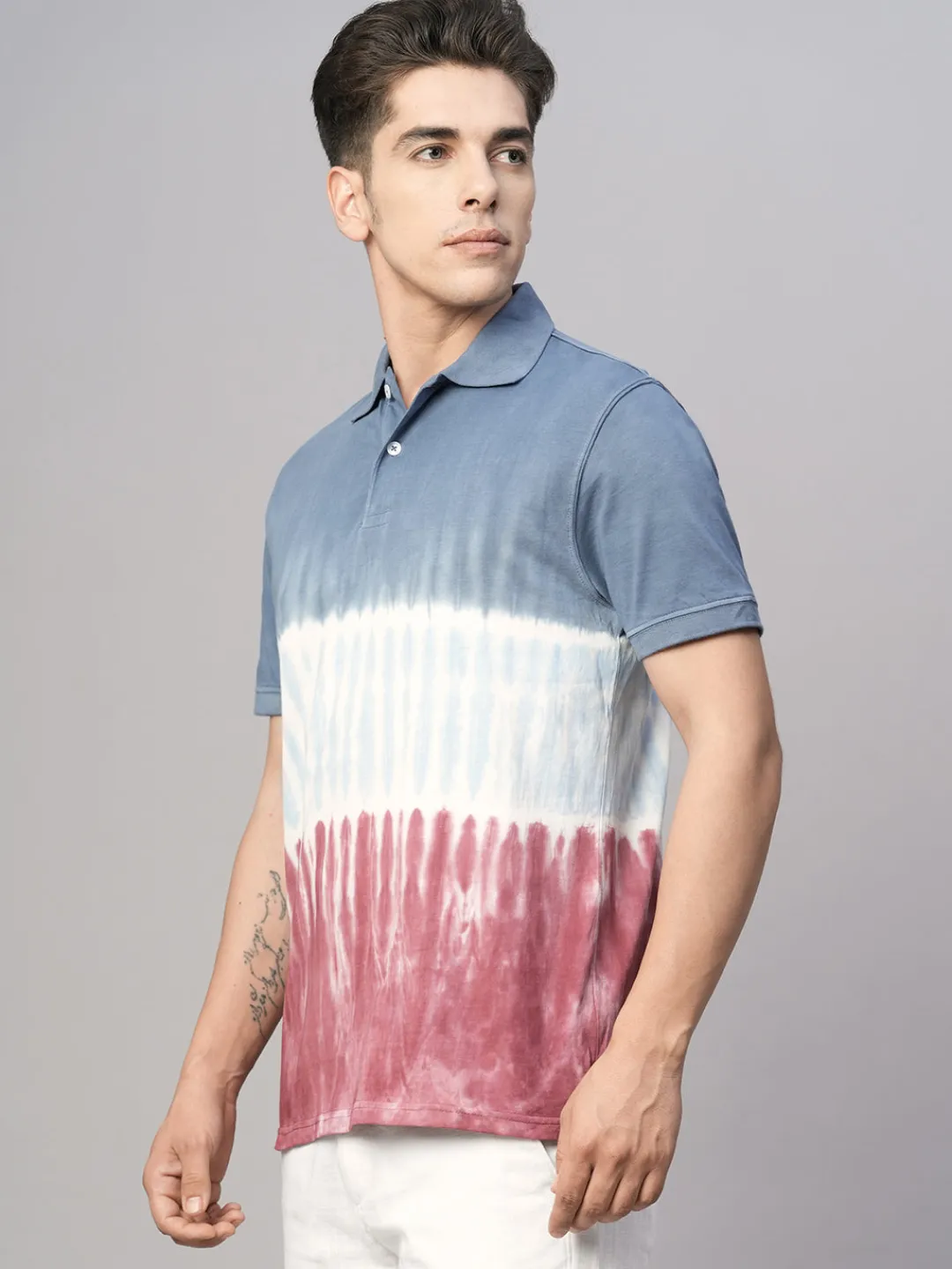 Cottonworld Regular Fit | Polo^Men's Cotton Regular Fit Tshirt