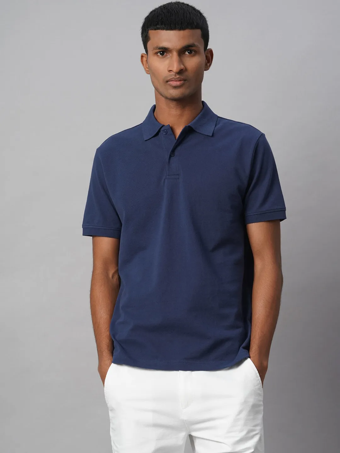 Cottonworld Regular Fit | Polo^Men's 100% Cotton Regular Fit Tshirt