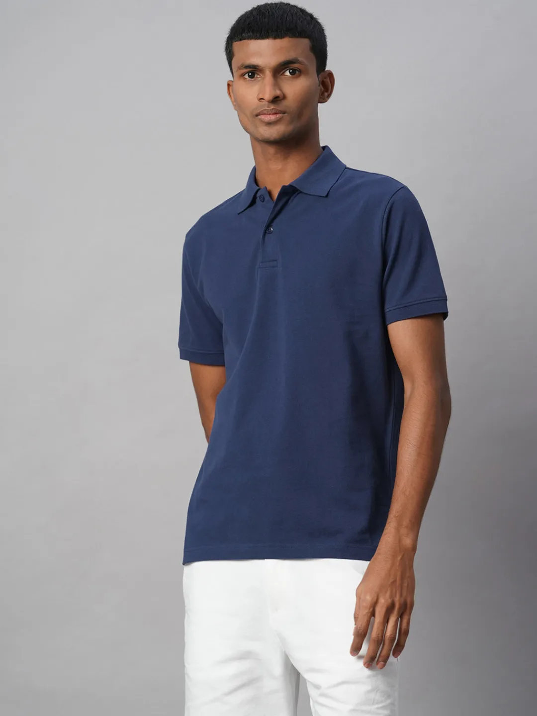 Cottonworld Regular Fit | Polo^Men's 100% Cotton Regular Fit Tshirt