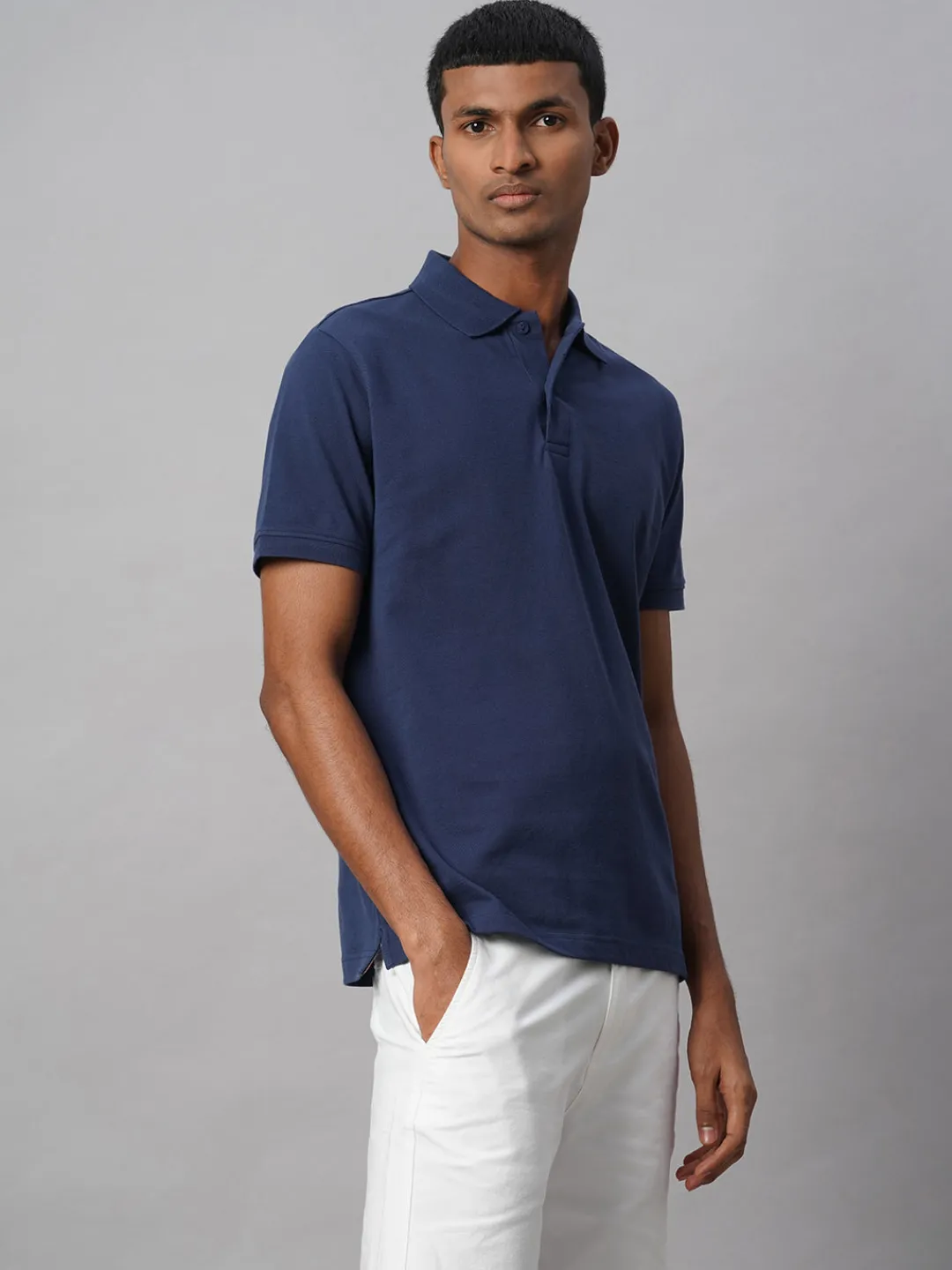 Cottonworld Regular Fit | Polo^Men's 100% Cotton Regular Fit Tshirt