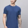 Cottonworld Men | Regular Fit^Men's Cotton Bamboo Elastane Regular Fit Tshirt