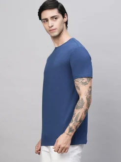 Cottonworld Men | Regular Fit^Men's Cotton Bamboo Elastane Regular Fit Tshirt