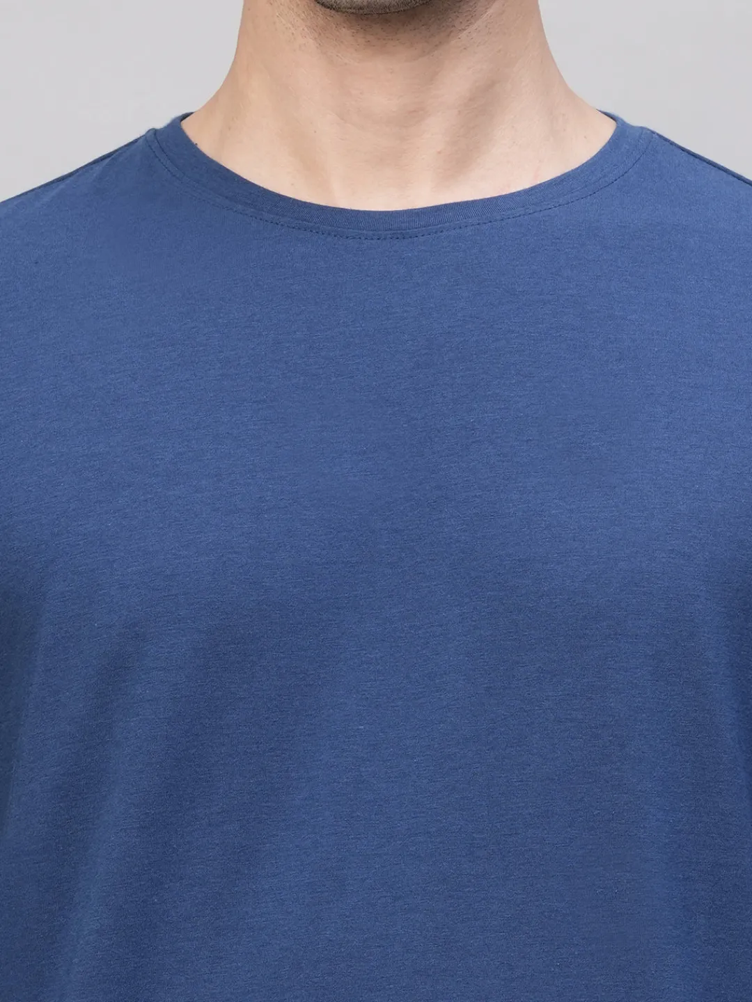 Cottonworld Men | Regular Fit^Men's Cotton Bamboo Elastane Regular Fit Tshirt