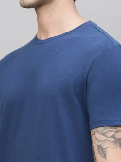 Cottonworld Men | Regular Fit^Men's Cotton Bamboo Elastane Regular Fit Tshirt