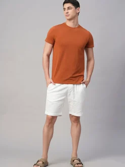 Cottonworld Men | Regular Fit^Men's Cotton Bamboo Elastane Regular Fit Tshirt