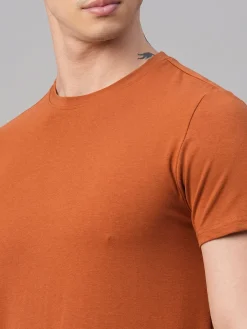 Cottonworld Men | Regular Fit^Men's Cotton Bamboo Elastane Regular Fit Tshirt