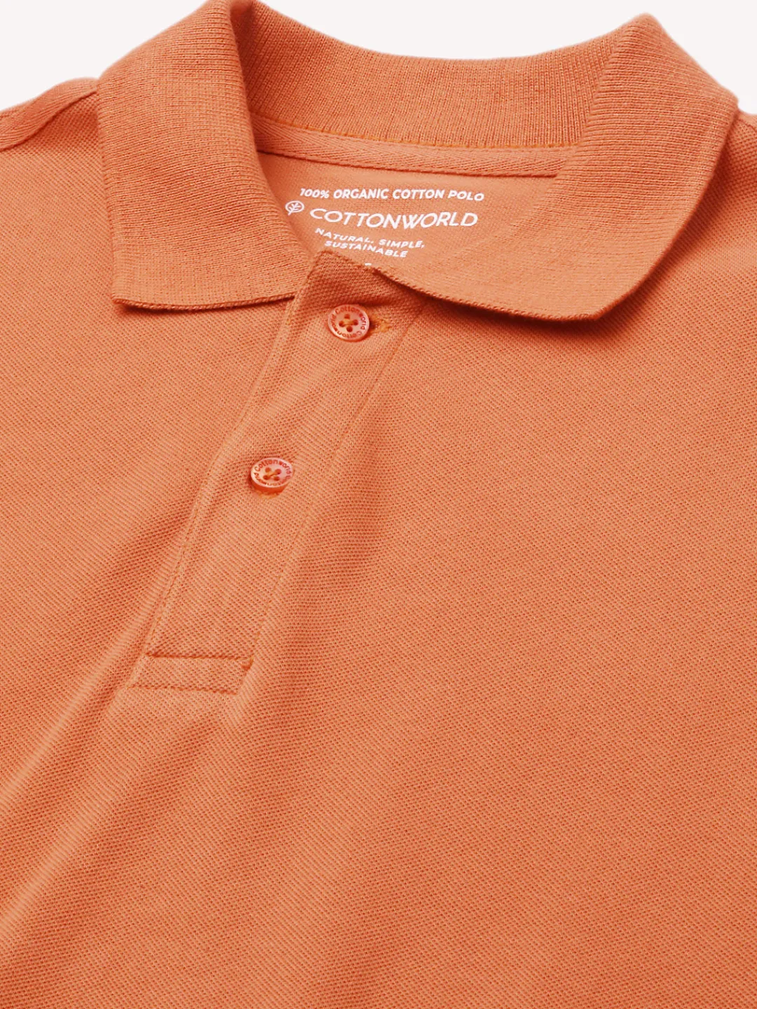 Cottonworld Regular Fit | Polo^Men's Cotton Regular Fit Tshirt